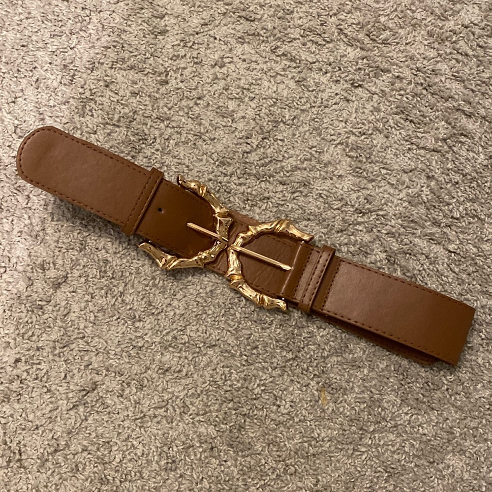 Gold bamboo belt